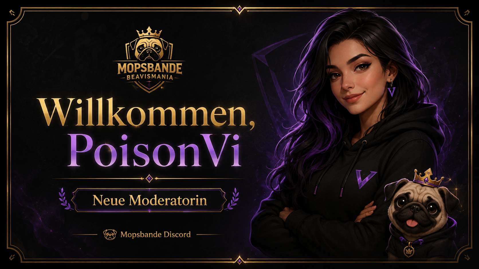 # 💜 Willkommen im Mod-Team, PoisonVi!